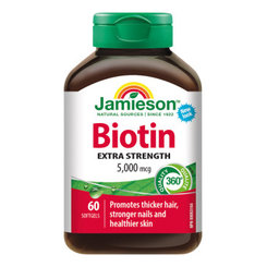 Jamieson Biotin 5000 mcg 60 kapslí
