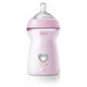 Chicco kojenecká láhev Natural Feeling 330 ml holka 6 m+