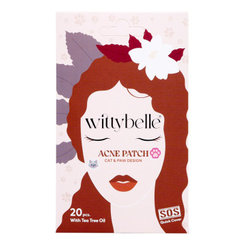 WittyBelle Náplasti na akné Tea Tree kočky a tlapky 20 ks