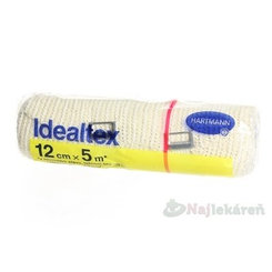 Idealtex elastické dlouhotažné obinadlo 12 cm × 5 m 1 ks