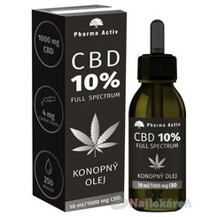 Pharma Activ CBD konopný olej Full Spectrum 10% 10 ml