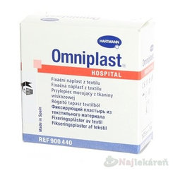 Omniplast textilní náplast na cívce 1,25 cm × 5 m 1 ks