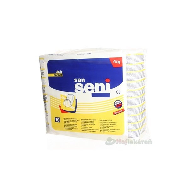 Seni San Air Normal vkládací plenky 32x64cm 1290 ml 10 ks