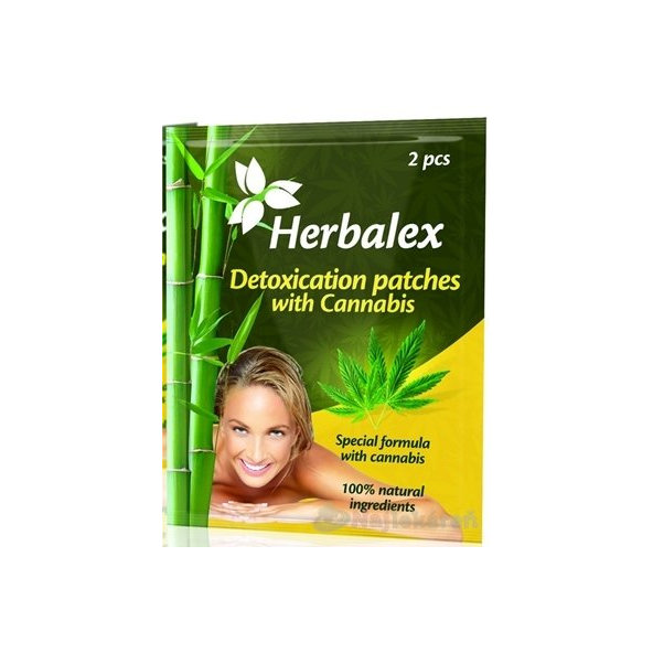 Herbalex detoxikační náplasti s konopím 2 ks