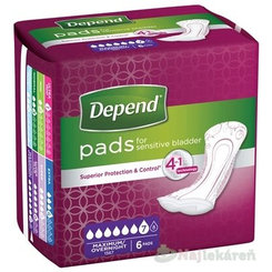 DEPEND Maximum Inkontinenční vložky pro ženy savost 953 ml 6 ks