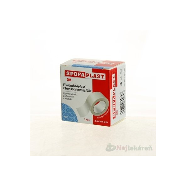 3M Spofaplast 432 náplast fixační netkané textilie 2,5 cm x 5 m