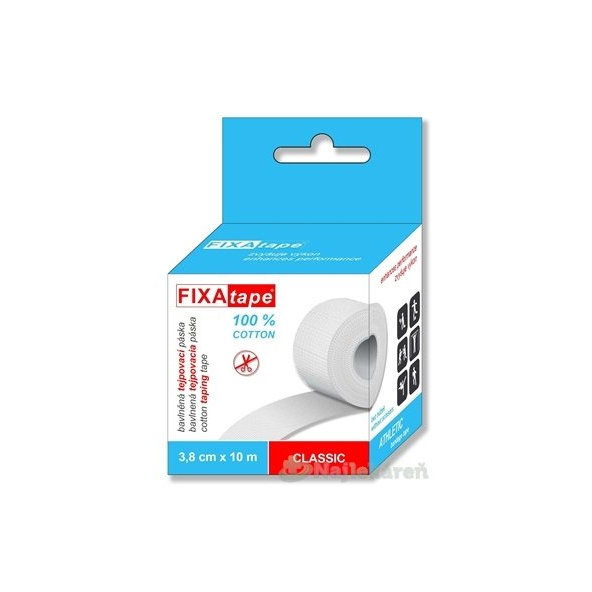 FIXAtape CLASSIC ATHLETIC bavlněná tejpovací páska 3,8 cm × 10 m 1 ks