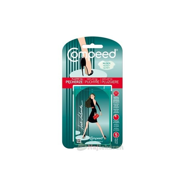 Compeed náplast na puchýře na paty 5 ks