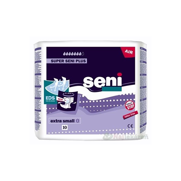 Seni Super Plus Air Extra Small 0 plenk. inkontinenční kalhotky 10 ks