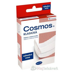 Cosmos Klasická náplast z netkané textilie bílá 1 m × 6 cm