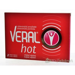 VERAL HOT hřejivá náplast na bolest 2 ks