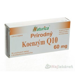 Naturica Přírodní Koenzym Q10 60 mg 30 tablet