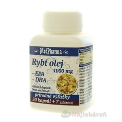 MedPharma Rybí olej 1000 mg 30+7 kapslí