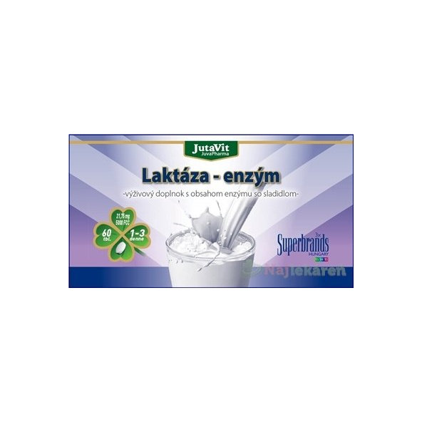JutaVit Laktáza enzym 5000 FCC 60 tablet