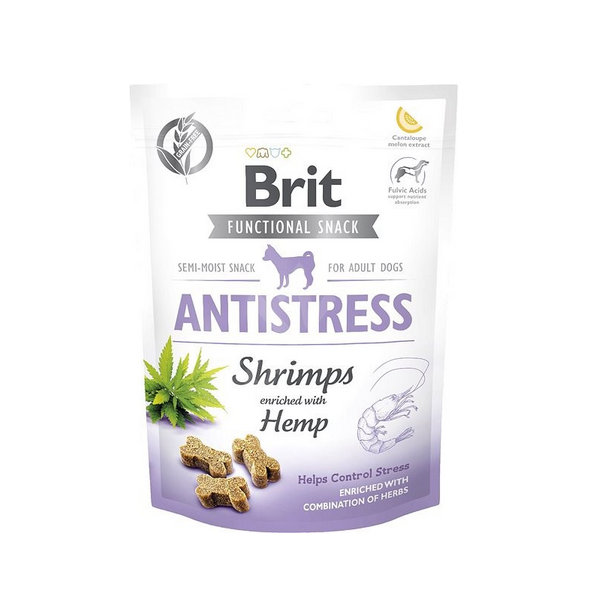 Brit Care funkční pamlsek pro psy s krevetami 150 g