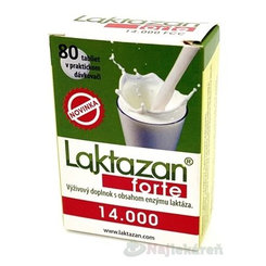 LAKTAZAN Forte 14000 FCC laktáza 80 tablet