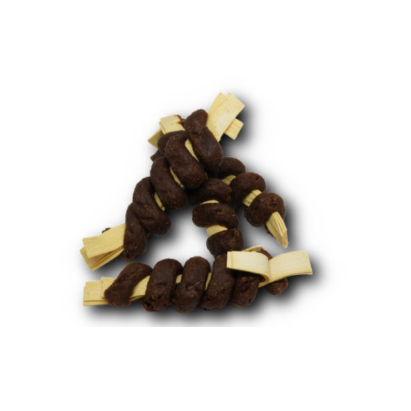 Salač Kachní twister s plátky tresky pro psy 250 g