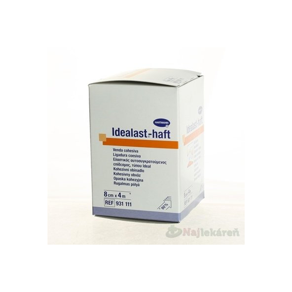 Idealast-Haft elastické krátkotažné obinadlo 8 cm × 4 m 1 ks