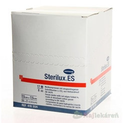 Sterilux ES kompres sterilní se založenými okraji 7,5×7,5 cm 50 ks