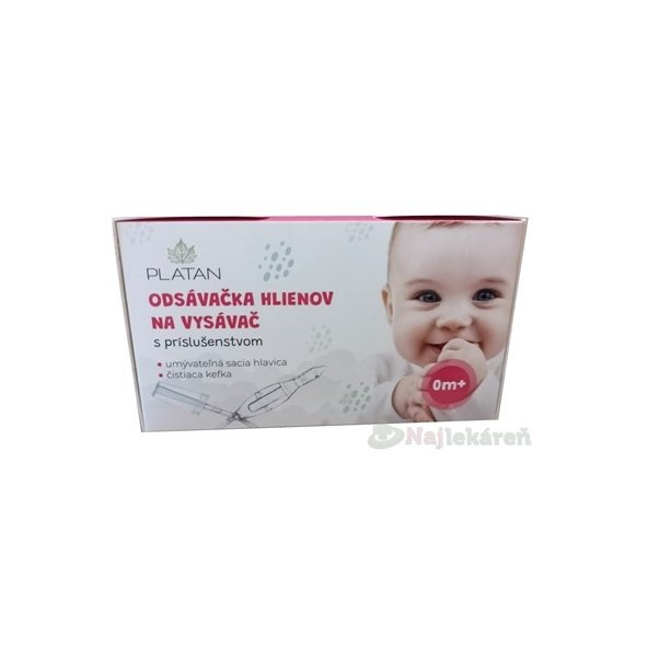 PLATAN odsávačka hlenu na vysavač sací hlavice + čisticí kartáček 1 ks