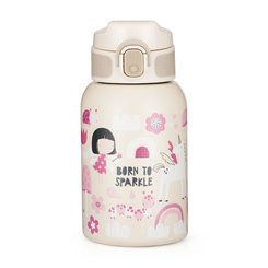 PETITE&MARS nerezová termo láhev Twinkling Fairy 350 ml 12m+