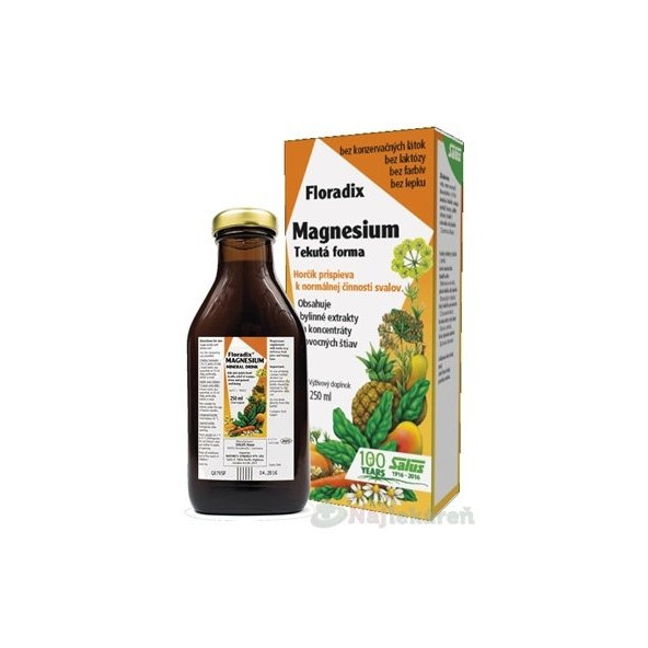 SALUS Floradix Magnesium tekutá forma 250 ml