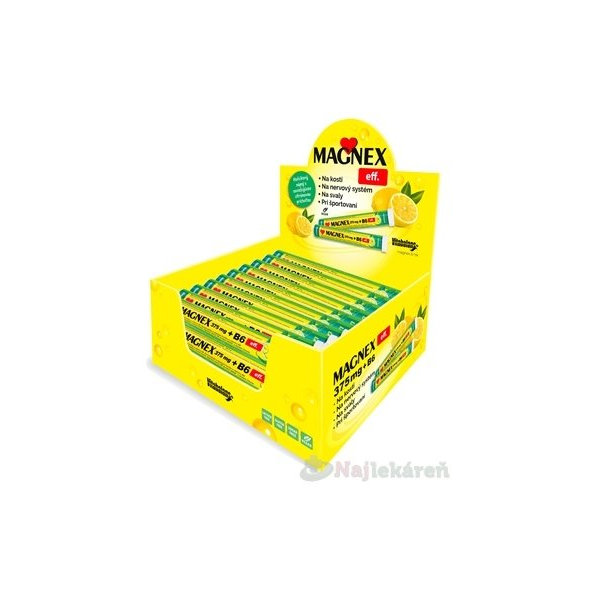 Vitabalans Magnex 375 mg + B6 šumivé tablety