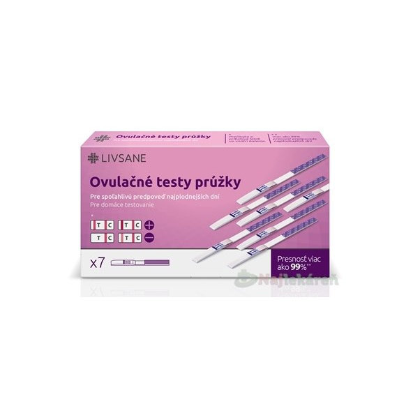 LIVSANE Ovulační test proužky 7 ks