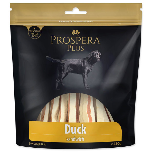 Prospera Plus pamlsek sendviče z kachního masa 230 g