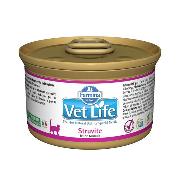 Farmina Vet Life Cat Struvite konzerva pro kočky 85 g