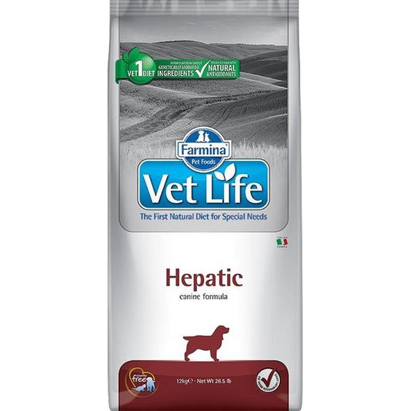 Farmina Vet Life Dog Hepatic veterinární dieta pro psy 12 kg