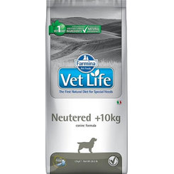 Farmina Vet Life Dog Neutered do 10 kg granule pro psy 12 kg