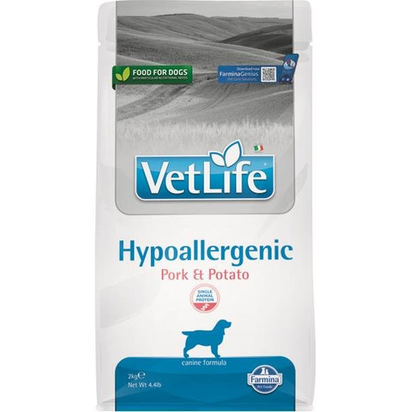 Farmina Vet Life Dog Hypoallergenic vepřové brambory pes 2 kg