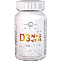Pharma Activ Vitamín D3 Max 4000 IU 30 tablet