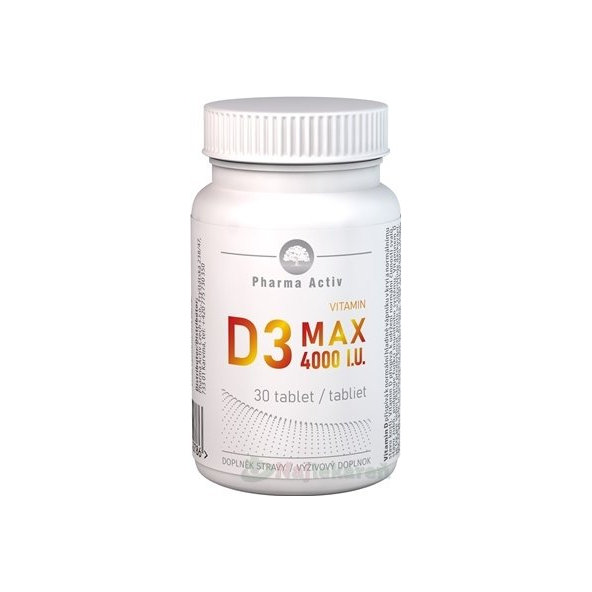 Pharma Activ Vitamín D3 Max 4000 IU 30 tablet