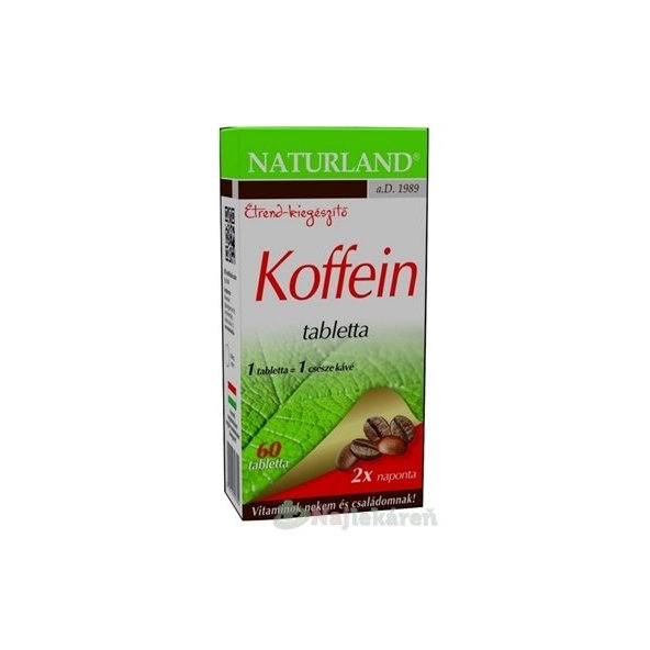 Naturland Kofein 60 tablet