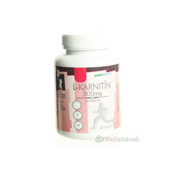 EDENPharma L-karnitin 500 mg 60 kapslí