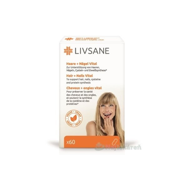 LIVSANE Podpora zdravých vlasů a nehtů 60 tablet
