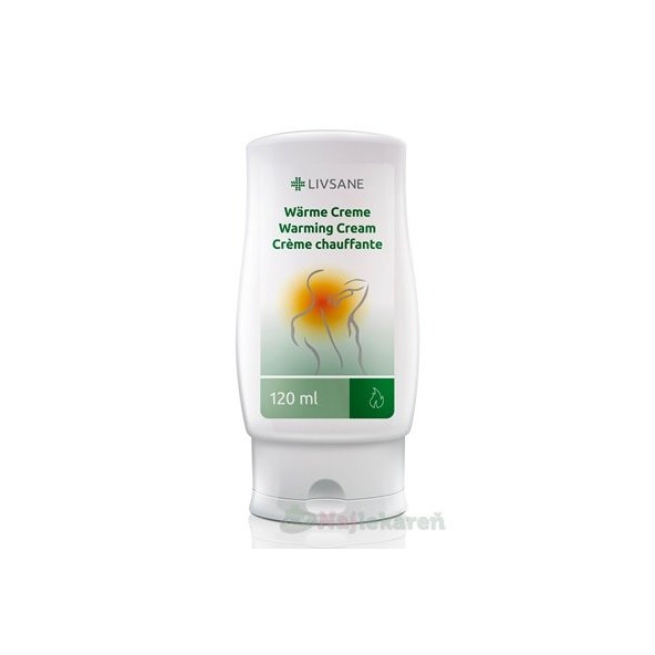 LIVSANE Hřejivý krém na uvolnění svalů 120 ml