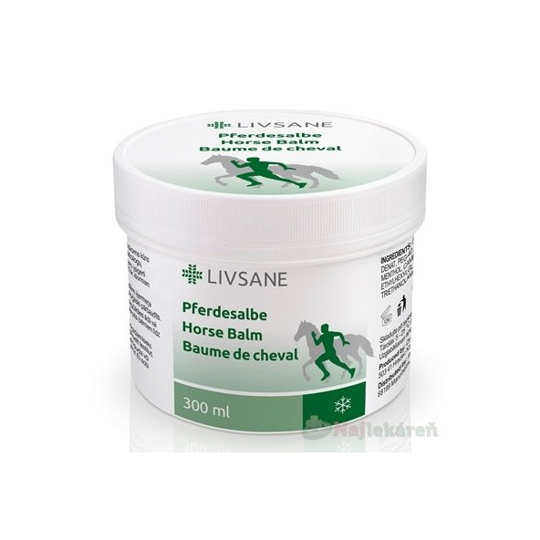 LIVSANE koňský balzám chladivý na úlevu svalů 300 ml