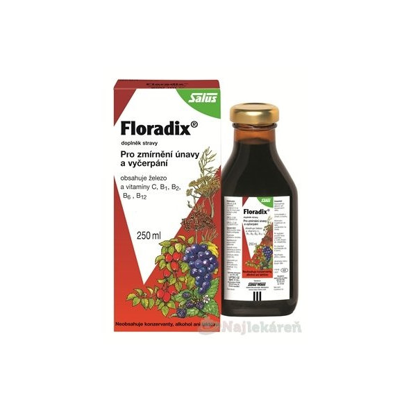 Salus Floradix bylinný sirup 250 ml