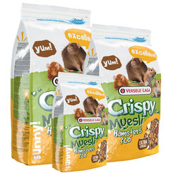 Versele-Laga Crispy Muesli Hamsters & Co krmivo pro křečky, potkany a myši 1 kg