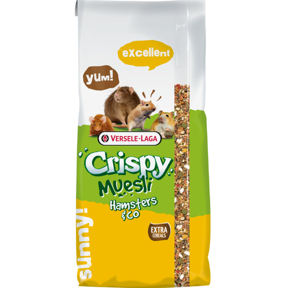 Versele-Laga Crispy Muesli Hamsters & Co krmivo pro křečky, potkany a myši 20 kg