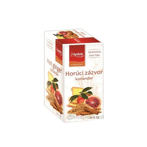 APOTHEKE Premier Selection horký zázvor koriandr 20x2 g