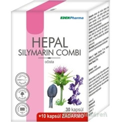 EDENPharma Hepal Silymarin Combi 30 + 10 kapslí zdarma
