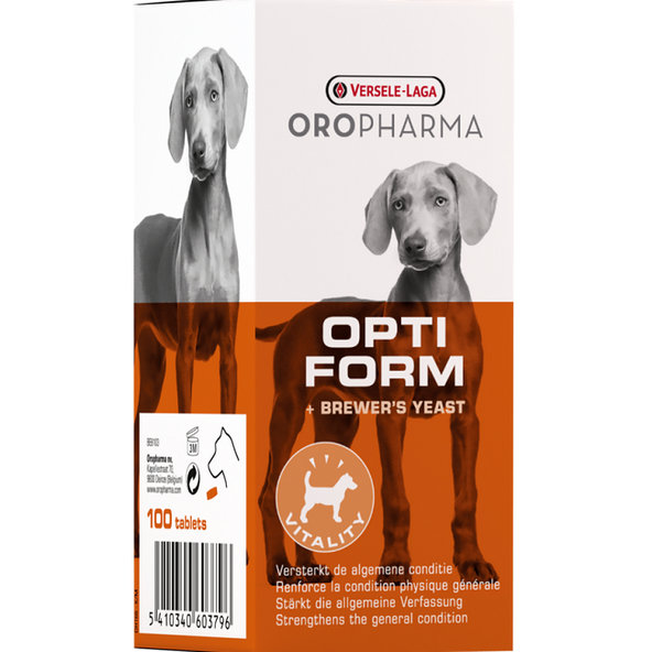 Versele-Laga Oropharma Opti Form doplněk stravy pro podporu kondice psů 100 tablet