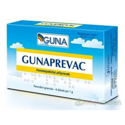 GUNAPREVAC homeopatický granulát 6 × 1 g