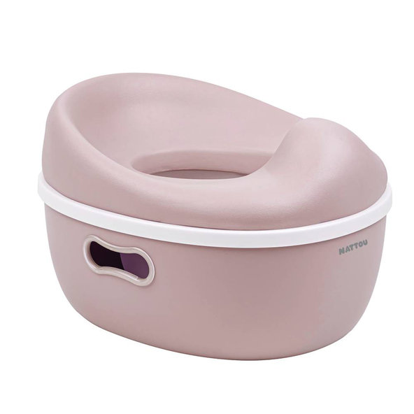 NATTOU Nočník učící 3v1 Potty Dusty pink