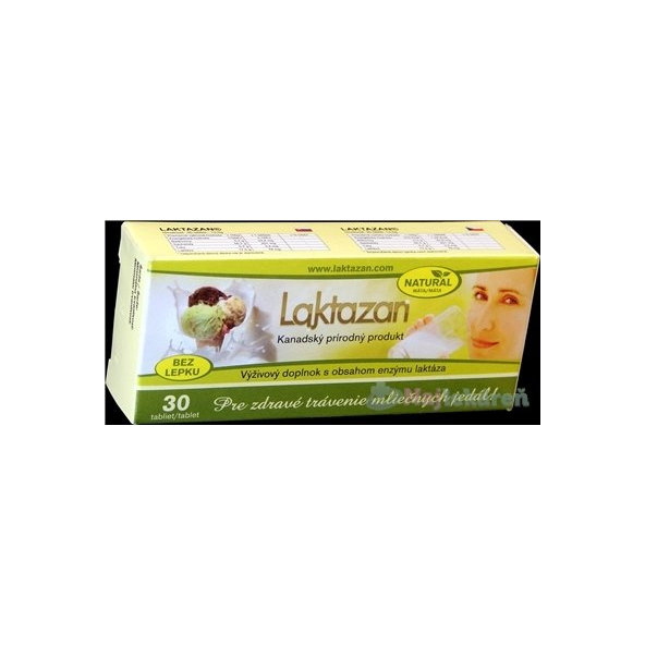 LAKTAZAN laktáza máta 30 tablet