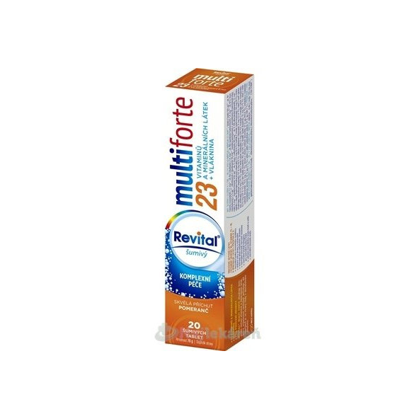 Revital Multiforte pomeranč 20 šumivých tablet